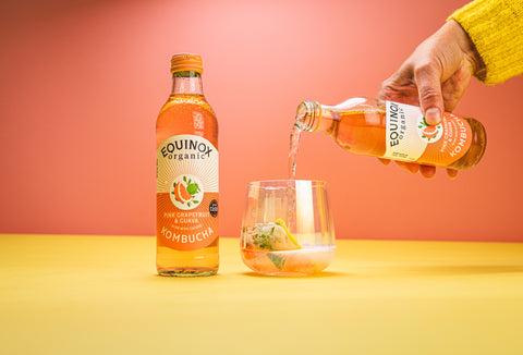 Equinox Kombucha Pink Grapefruit & Guava
