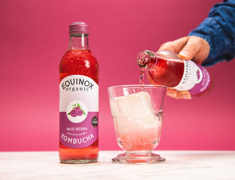 Equinox Kombucha Wild Berry