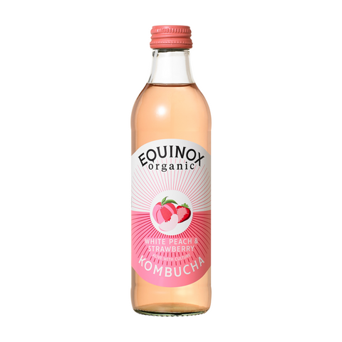 Equinox Kombucha White Peach & Strawberry