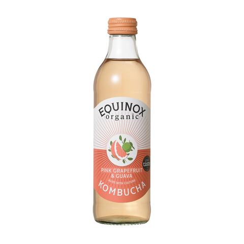 Equinox Kombucha Pink Grapefruit & Guava